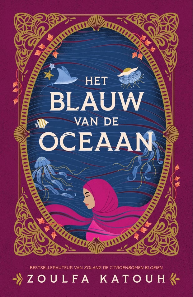 Het blauw van de oceaan