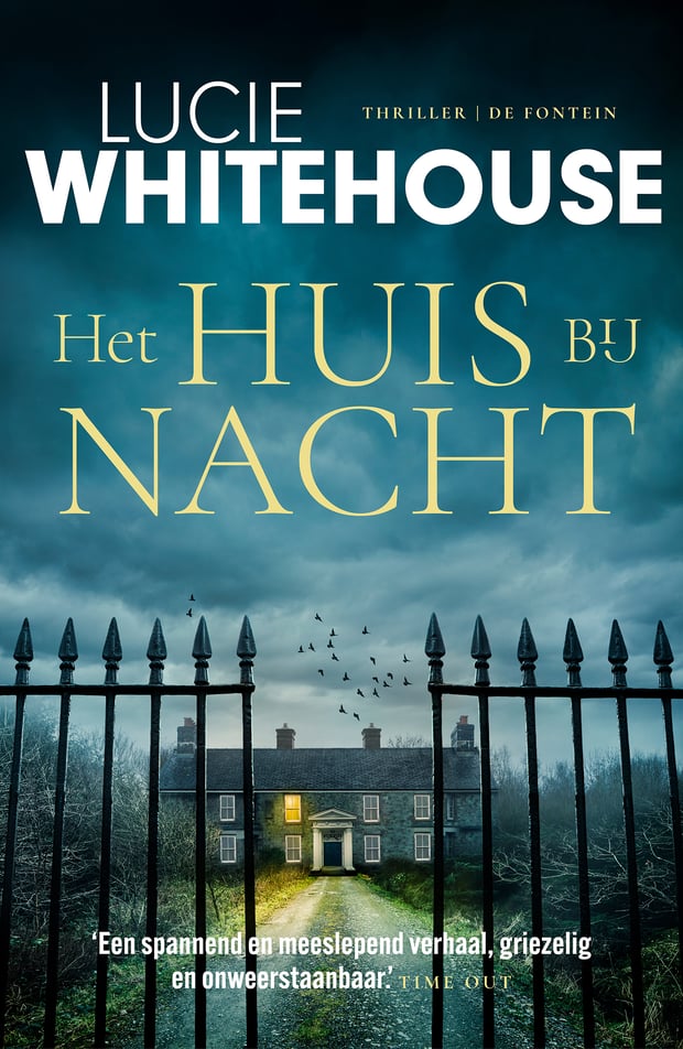 Het huis bij nacht