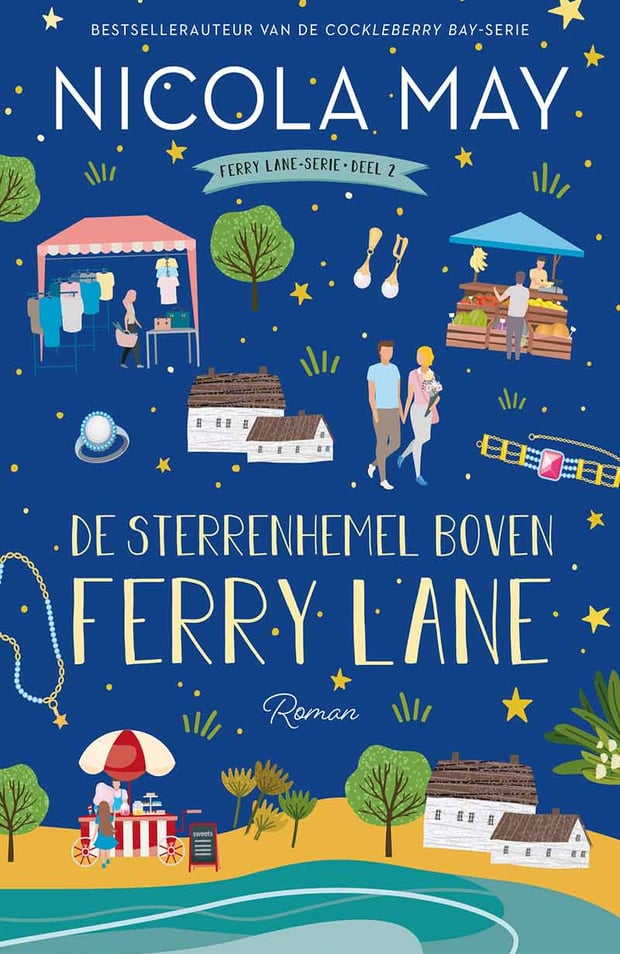 De sterrenhemel boven Ferry Lane De sterrenhemel boven Ferry Lane